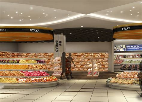 超市货架图片,200平米超市实图,店铺货架图片大全_大山谷图库
