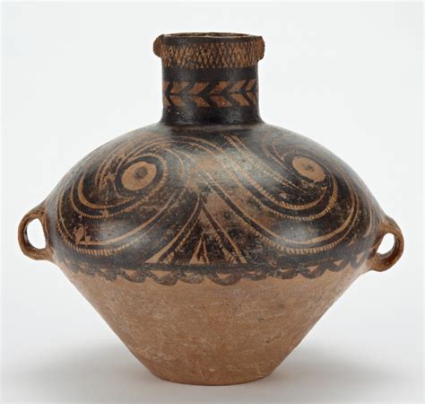 新石器时期 马家窑文化彩陶壶 美国弗利尔美术馆藏-古玩图集网