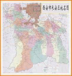 西安九个区域划分地图,西安市区域划分图,西安城区划分图_大山谷图库