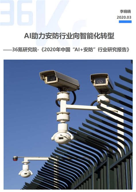 2021年中国AI+安防行业发展研究报告_澎湃号·湃客_澎湃新闻-The Paper