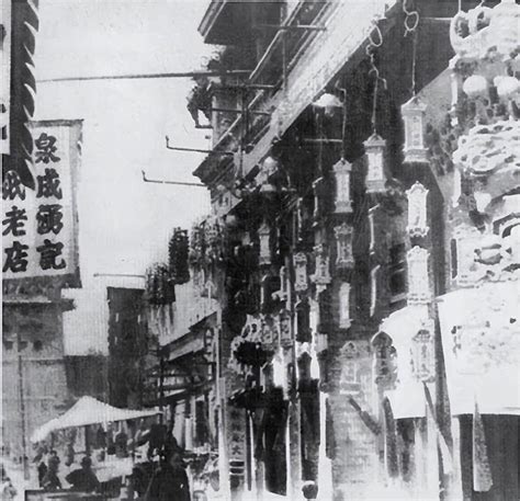 一百年前的前门大街，人流如织，非常繁华_老字号_历史_大栅栏