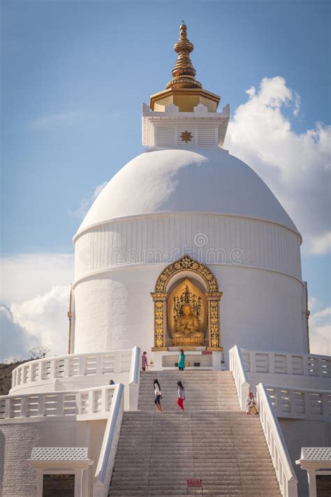 World Peace Pagoda - Pokhara, Nepal Editorial Stock Photo - Image of nepal, mountains: 38992893