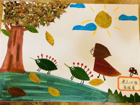 秋天儿童画 - 堆糖，美图壁纸兴趣社区