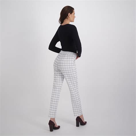 Pantalon Cuadros con Textura | Ver Pantalon | Mujer | Vanity