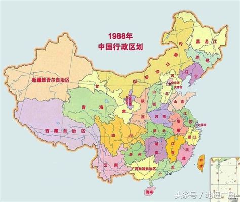 建国以来，全国行政区划调整沿革地图详解（1949-1999） - 知乎