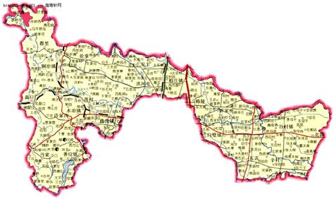 陕西省各区划分地图,陕西省区域划分图,陕西省各县分布_大山谷图库