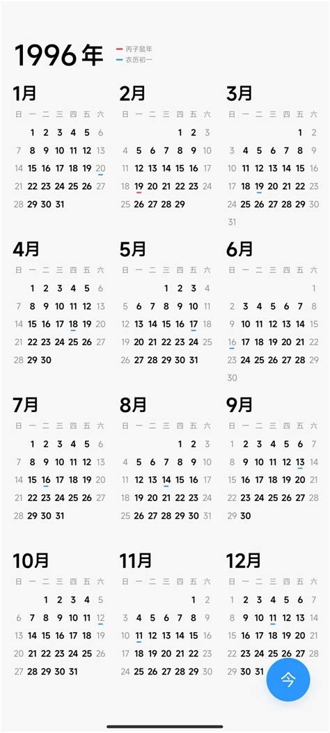 1996年的旧日历突然火了！背后有个时隔28年的“巧合”_京报网