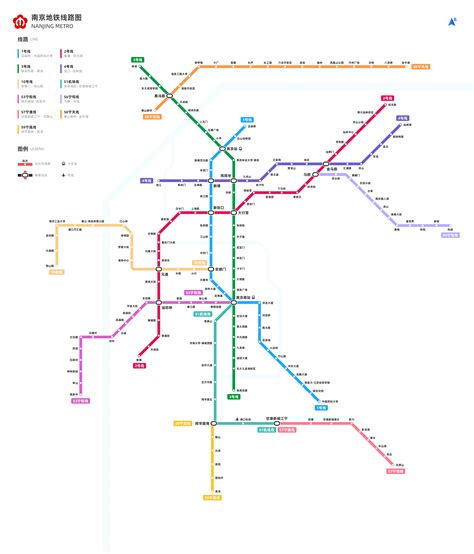 南京地铁规划图图片