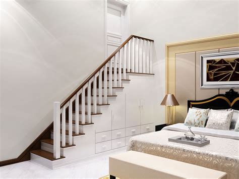 四款楼梯装修风格 为居家装修增添不一样的姿色 - 木质楼梯-上海装潢网