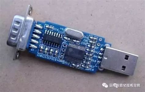 简单USB转串口(RS232)电路图