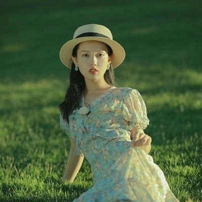 女生真人森系可爱图片