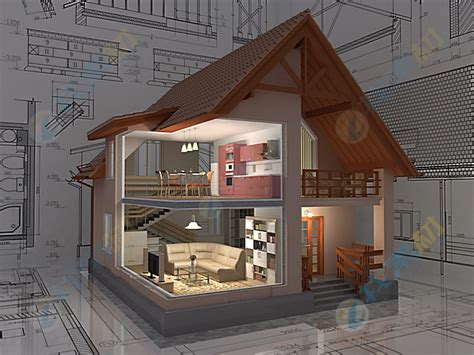 创意立体房屋设计模型高清图片下载-找素材