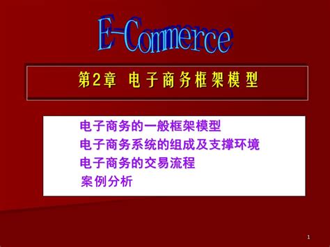 电子商务的应用框架与交易模式PPT模板素材免费下载_红动中国