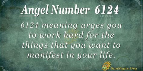 Angel Number 6124 Meaning: Earn The Success You Want - SunSigns.Org