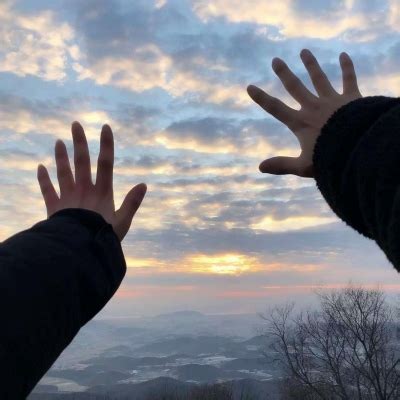 非主流情侣头像手指