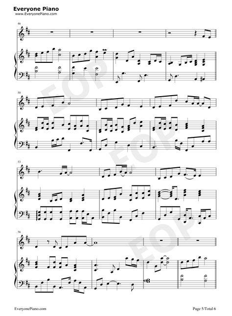时光倒流伴奏-韩剧拥抱太阳的月亮ost五线谱预览5-钢琴谱文件（五线谱、双手简谱、数字谱、Midi、PDF）免费下载