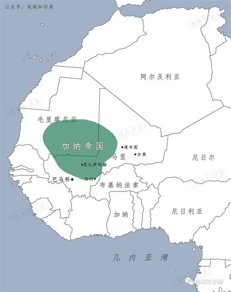加纳地图图片