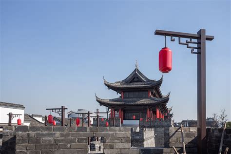中国无锡梅里古镇风光,历史遗迹,建筑摄影,摄影素材,汇图网www.huitu.com