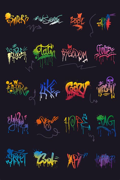简易风格街头涂鸦字体 Easy Style – Graffiti Font Style – 设计小咖