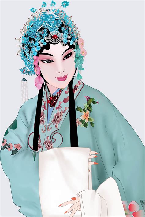 京剧花旦图片