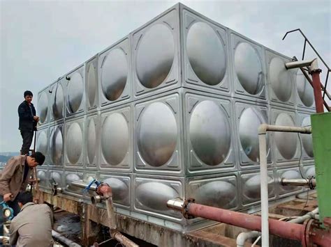 水产市场大型不锈钢水箱 5米高度_泽海不锈钢水箱