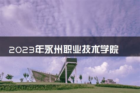 2023年永州职业技术学院招生计划专业及各省录取分数线位次-高三网