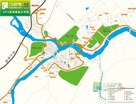 宜宾楼盘分布图全城首发 免费领取即将开始-三江房产网