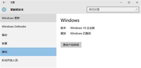 激活 Microsoft Windows 10 的说明