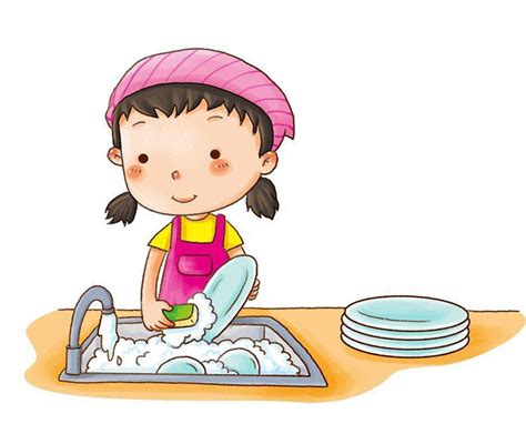 孩子学习帮助父母做家务擦桌子高清图片下载-正版图片500441025-摄图网