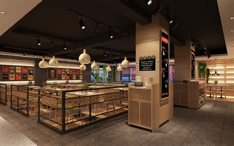 杭州中式快餐店装修设计案例，韵味十足、意境绵绵 - 博妍装饰