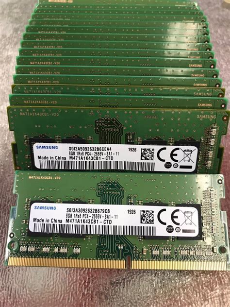 SAMUNG 8G 1RX8 DDR4 2400T笔记本内存条 PC4 2400四代内存兼容4G-阿里巴巴