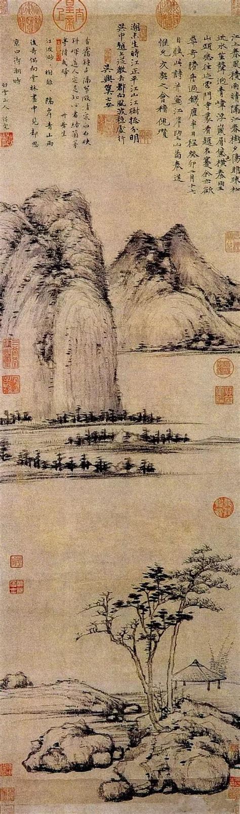 精美的中国传统山水画艺术（五）_中国风
