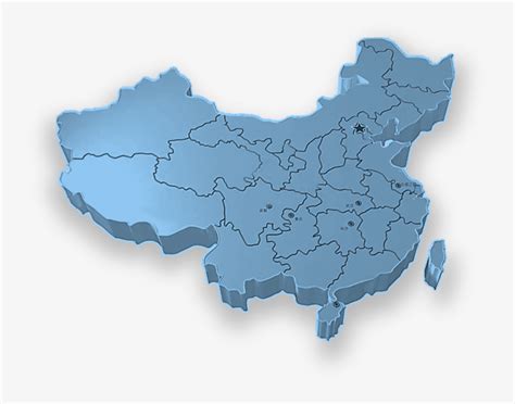 中国地图立体感的图片