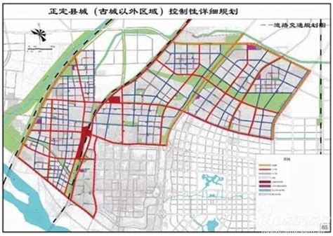 正定2020年规划图,石家庄四环规划图,正定城北规划图_大山谷图库