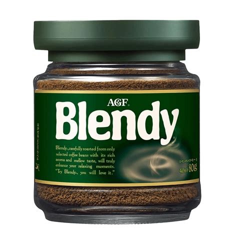 日本Blendy绿罐美式咖啡AGF蓝罐黑咖啡无蔗糖速溶冻干咖啡提神80g