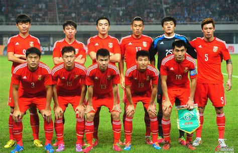 中国男足亚运队与韩国男足亚运队第二回合热身赛，南...