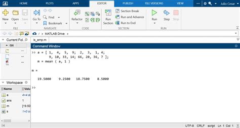 Average in MATLAB (Mean Function) – UI Tech Mind