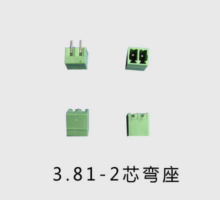 3.81-2芯弯座 - 成套产品 - 杭州嘉雷塑胶电子有限公司