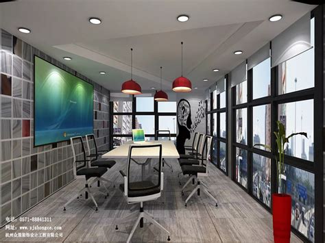 互联网公司办公室装修案例-杭州众策装饰装修公司