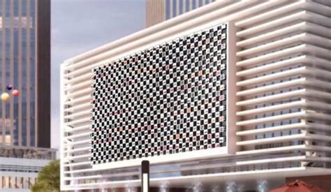 LED矩阵屏波浪屏伸缩屏机械结构户外室内电机驱动动态屏墙显示屏-阿里巴巴
