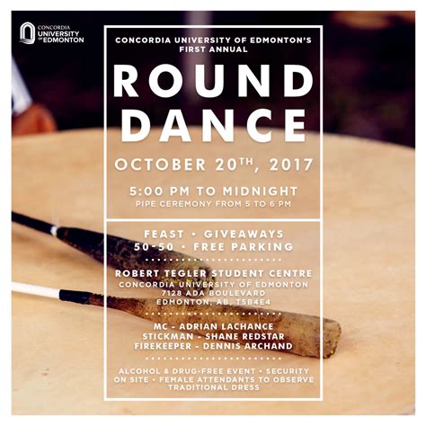 CUE Round Dance - This Friday - Concordia University of Edmonton