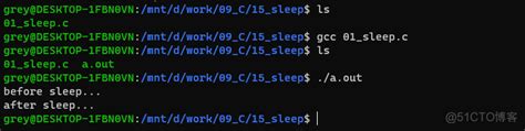 516_Linux C编程中的sleep函数_51CTO博客_c++ sleep函数