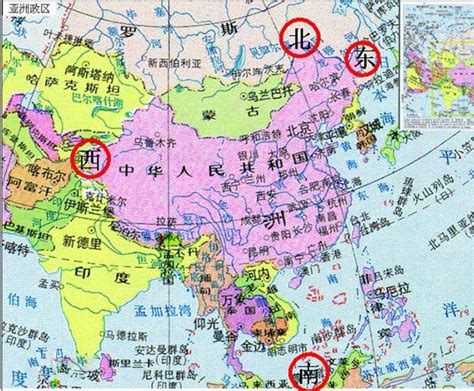 中国的四至点在地图上哪个位置？要有图说明。-百度经验