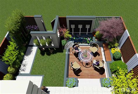 14个100平新中式别墅庭院景观设计实景图片案例 - 成都一方园林绿化公司