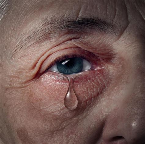 有关孤独和基于焦虑作为关闭了老化人眼哭一滴眼泪的悲伤或化学失衡的情感疾病高级抑郁症和老年心理健康问题孤独的老人后悔图片下载 - 觅知网