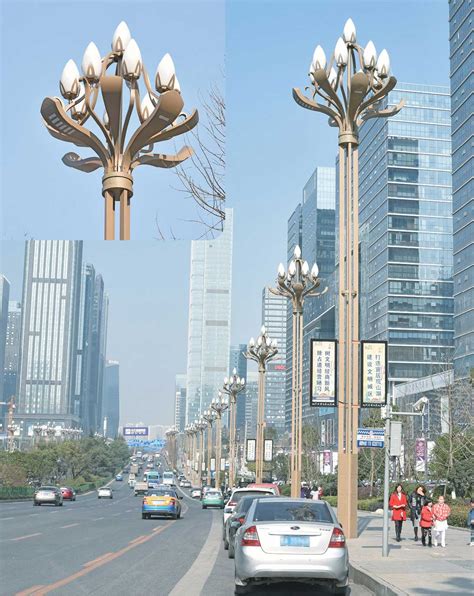 路灯花图片
