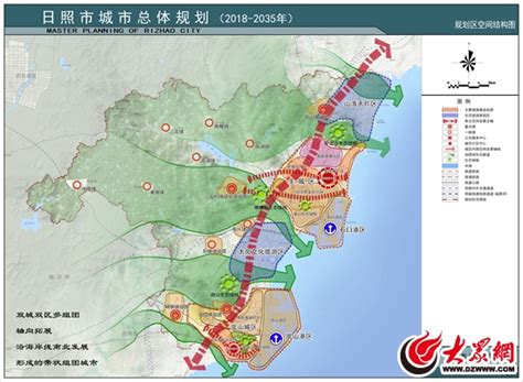 日照市行政区划图图片