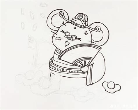 鼠年吉祥物简笔画图案(鼠年吉祥物简笔画图案大全) - 抖兔教育