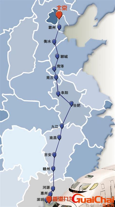 京九高铁经过哪些站点 京九高铁最新规划图