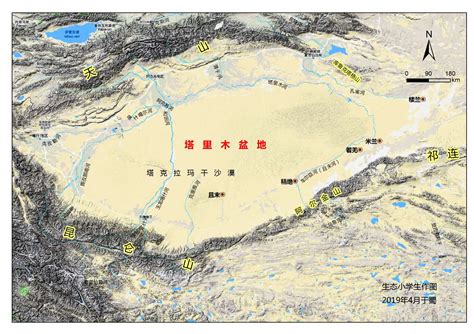 塔里木盆地地图图片